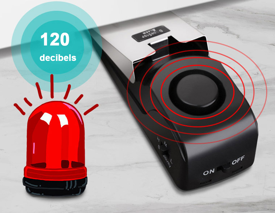 Wireless Door Stop Alarm: Invest in Your Security! + Free Shipping